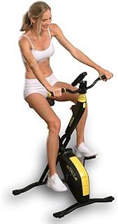 Ciclo de juego invisible: X-bike de entrenamiento de cuerpo completo, cardio gamificado con 5 juegos gratis, ciclo magnético plegable, soporte para teléfono + aplicación de fitness gratuita