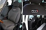  Italfodere Coppia Coprisedili Anteriori Compatibili con Fiat 500L Vari Colori (Antracite)
