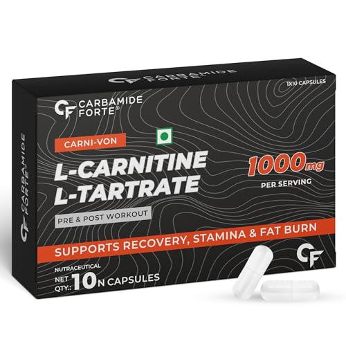 35% OFF on Carbamide Forte L-Carnitine L-Tartrate 1000mg Capsules for Men & Women | Pre Workout Supplement 35% OFF on Carbamide Forte L-Carnitine L-Tartrate 1000mg Capsules for Men & Women | Pre Workout Supplement