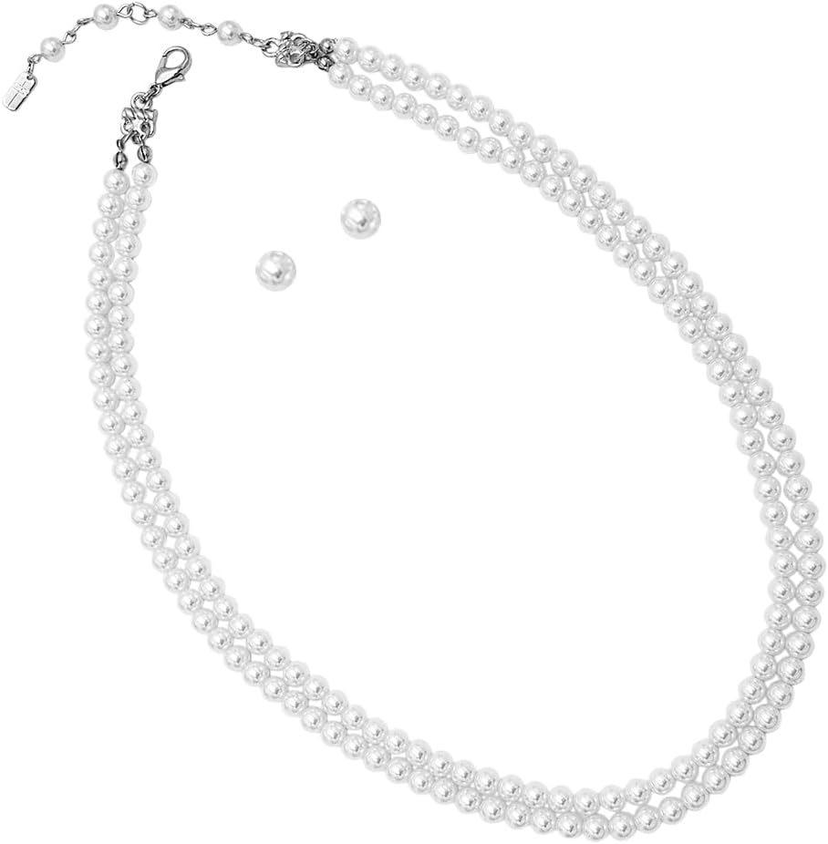 Rosemarie Collections Double-Strand Classic Simulated...