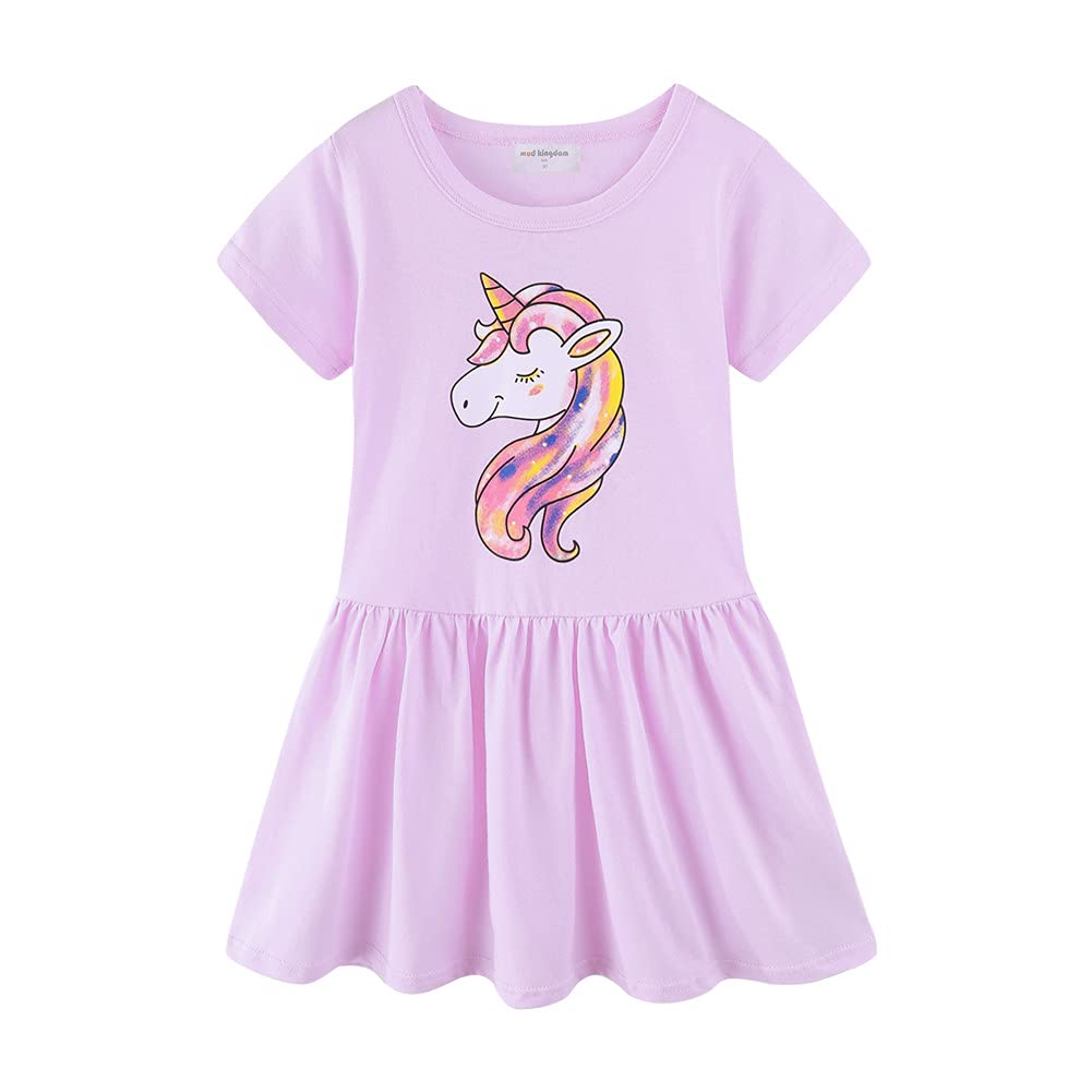 Mud KingdomLittle Girls Dresses Summer Holiday Cute Prints