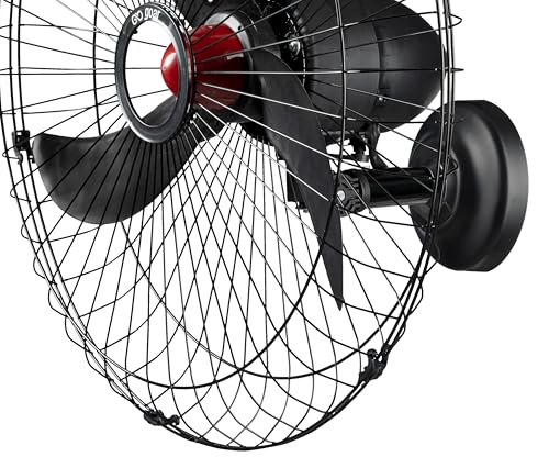 Ventilador Oscilante de Parede 70 cm Preto Bivolt