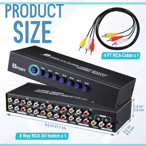 Caja selectora de audio para solucionar la falta de puertos RCA en tu televisión 4