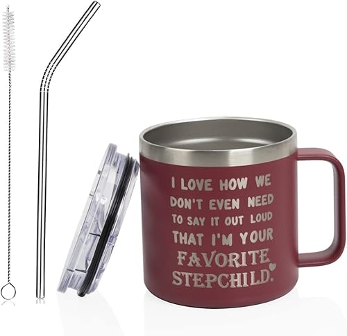 Regalos personalizados para madrastra, padrastro de Stepson, Stepdaughter I Love how we not even need to say it loud that I'm your favorite