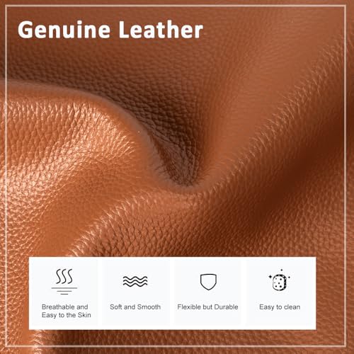 Image of befen Genuine Leather Crossbody bag for Women, Brown Leather Purse Women's Hobo Crossbody Purse Shoulder Handbags with Adjustable Wide Shoulder Strap for Everyday and Travel