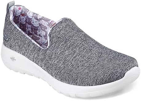 Skechers Women's GO Walk Joy-Bella Yorkie Sneaker, Gray, 13 Wide | Image 2