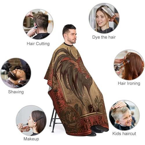 Capa para corte de cabello con ajuste a presión miniatura 3