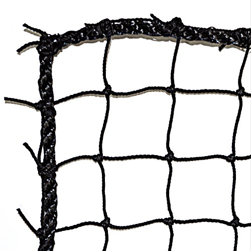 Just For Nets #36 Twisted Knotted Nylon Baseball Backstop Net, 10' x 10