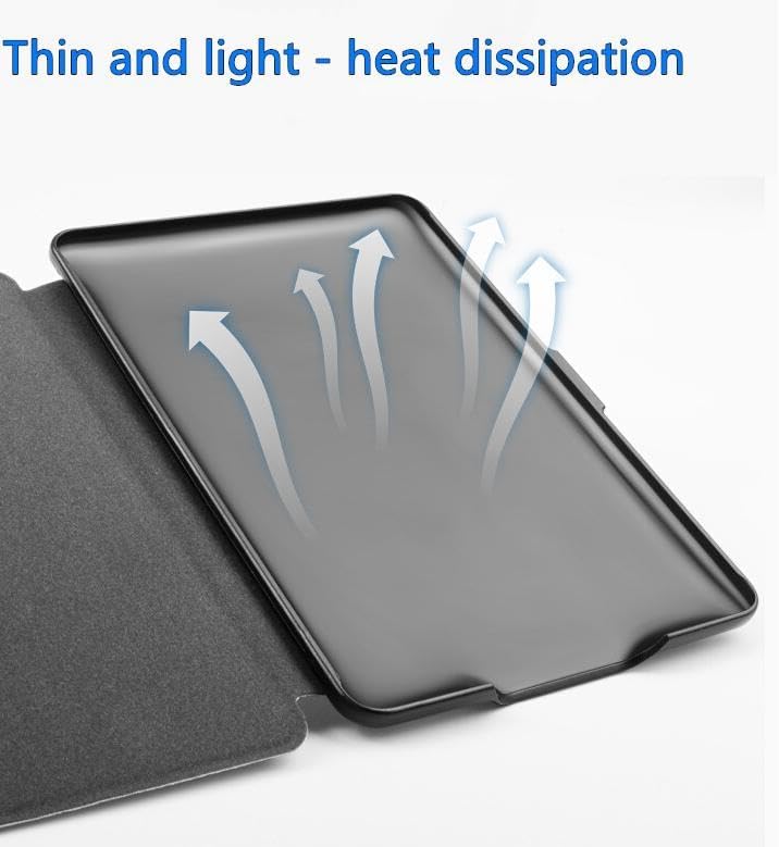 Miniatura 2 de Funda para Kindle Paperwhite de 6" 567 generación (versión 2012-2015, modelo EY21 y DP75SDI), funda de tela delgada y ligera y duradera con correa