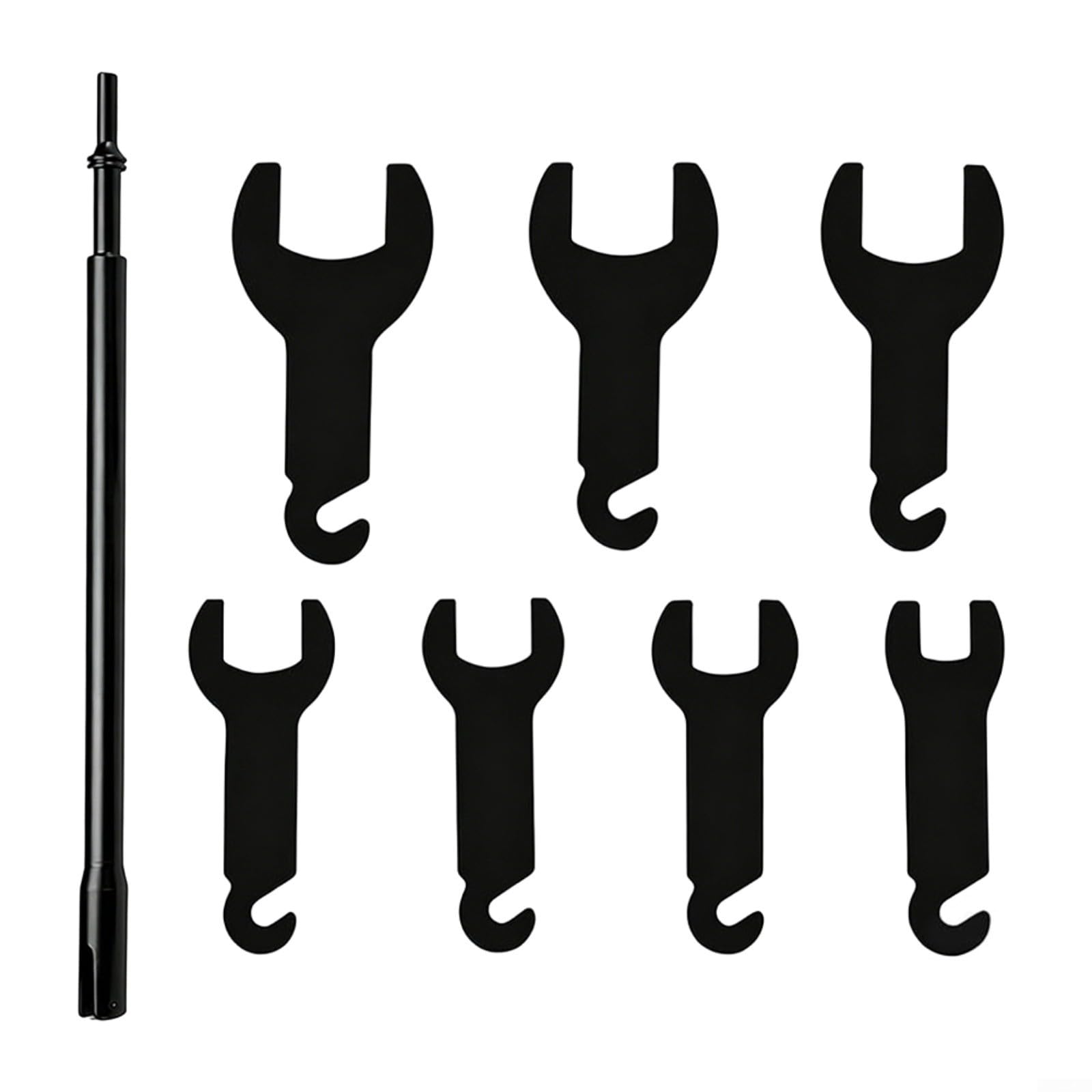 Set di 8 chiavi pneumatiche per frizione e ventilatore, kit di riparazione automatica per pompa dell'acqua, chiave in acciaio al carbonio per pick-up SUV e furgone