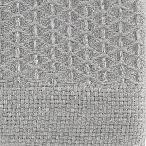 Nautica Baird Cotton Blanket, Grey, Twin - Image 2