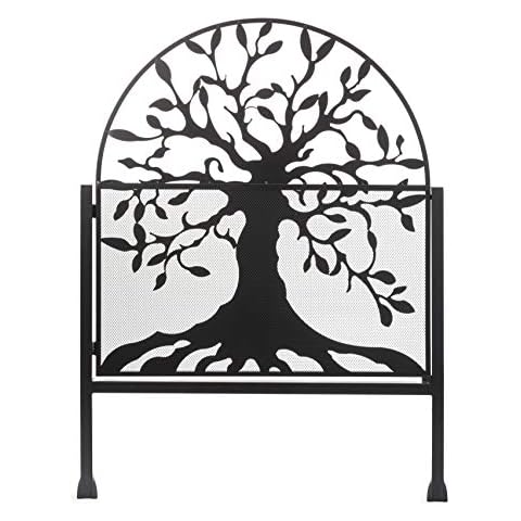 Metal Garden Gate with Tree of Life Design, 36 L x 1 .25 W x 48 H Cover