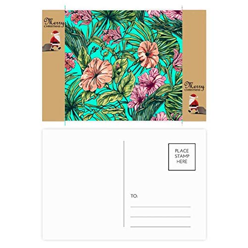 Cartes postales de remerciement lot de 20 design végétal vert pour messages