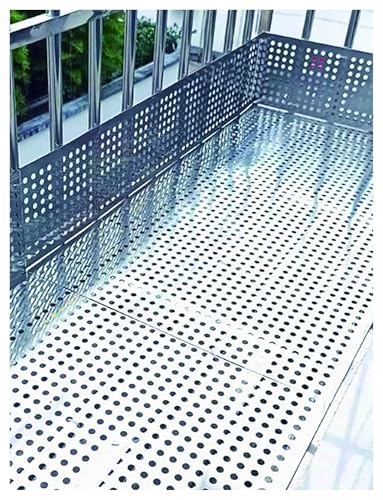 Perforated Metal Sheet with Anti-Slip Gloves, Durable and Versatile for DIY Projects and Industrial Use