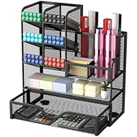 Comzantor Organizador de Escritorio de Malla Metálica, Desk