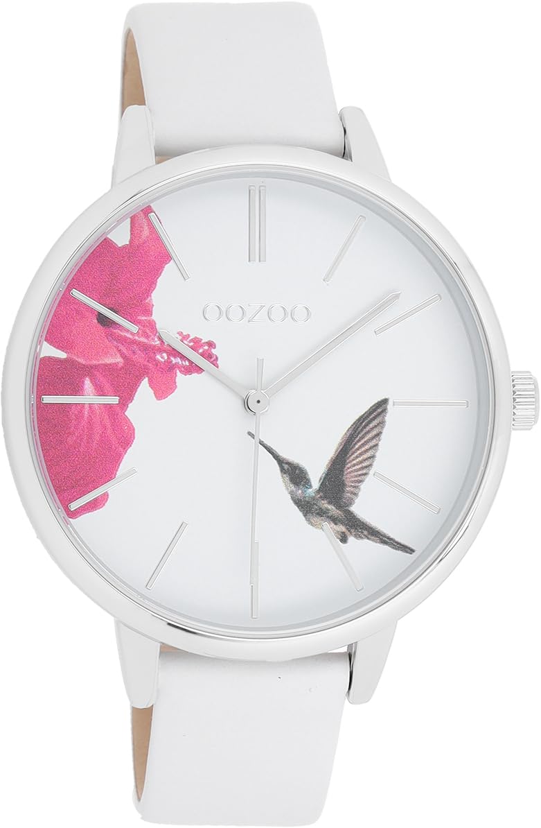 Oozoo - Orologio da donna Timepieces | Orologio da polso da donna con cinturino in metallo | Orologio moderno per donne | Elegante orologio analogico da donna rotondo (cassa da 42 mm)