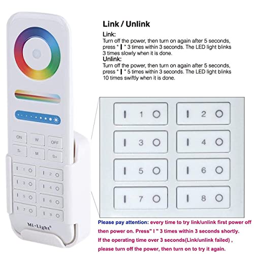 Rosykite Exterior Double Up Down Outdoor Wall Lights,Mi.light Remote Control Rgb Color Changing 1000Lm Warm White 3000K Rgbw Cylinder Outdoor Wall Light,Smart Led Exterior Lighting (2 Pack) #TOP4