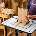 XL Box Joint Router Jig – Precision Indexing & Box Joint Jig for Router Table – Airtight Fit, Smooth Glide Sled & Durable Table Saw Jigs – Ideal Framing Jigs for Cabinets & Router Table Woodworking