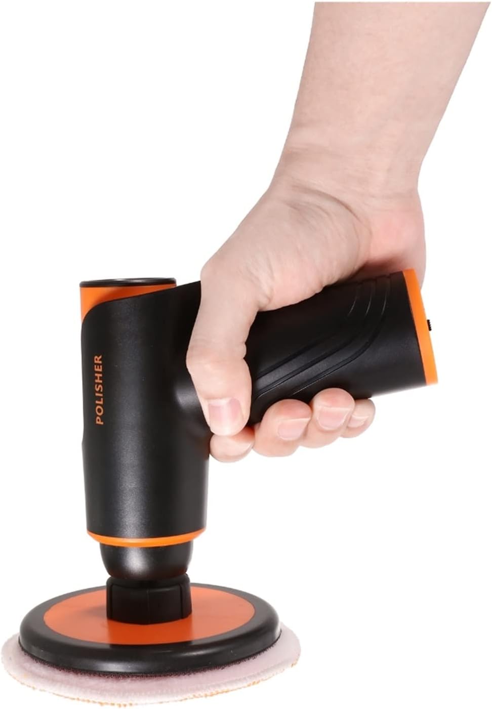 Car Polisher Multi-functional Wireless Electric Paint Polishing Cleaning Machine Scratches Repair Waxing Tools USB Rechargeable with High Efficiency(Gold)