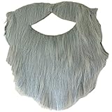 NOVELTY GIANT WWW.NOVELTYGIANT.COM Grey Full Beard and Mustache Costume Accessory