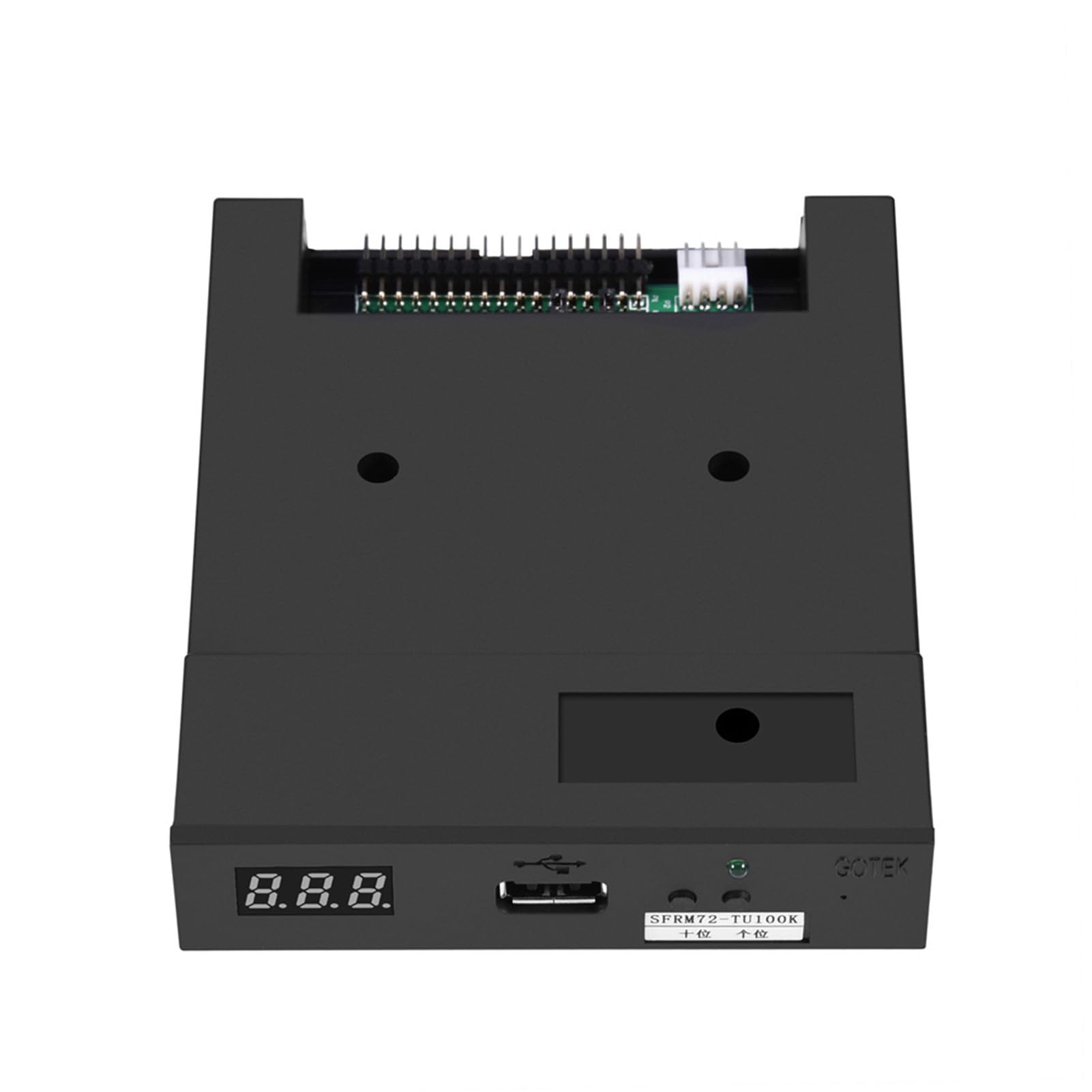 Emulatore floppy USB, SFRM72-TU100K Unità floppy da 3 5" 720 KB per apparecchiature di controllo industriale Unità da 720" 5" Apparecchiature di controllo industriale Plug and Play Memoria integrata u