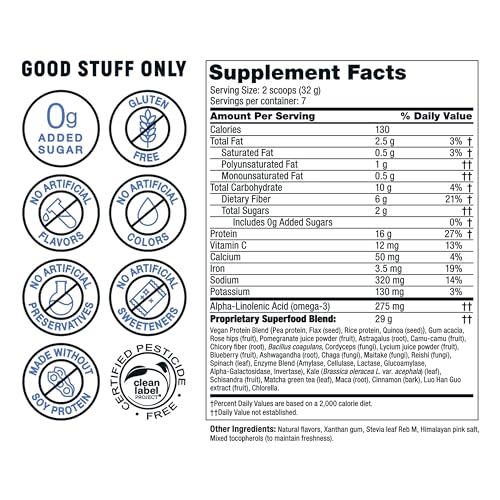 Image of BODi Shakeology 0g Added Sugar Plant-Based Protein - Vanilla, 7 Servings