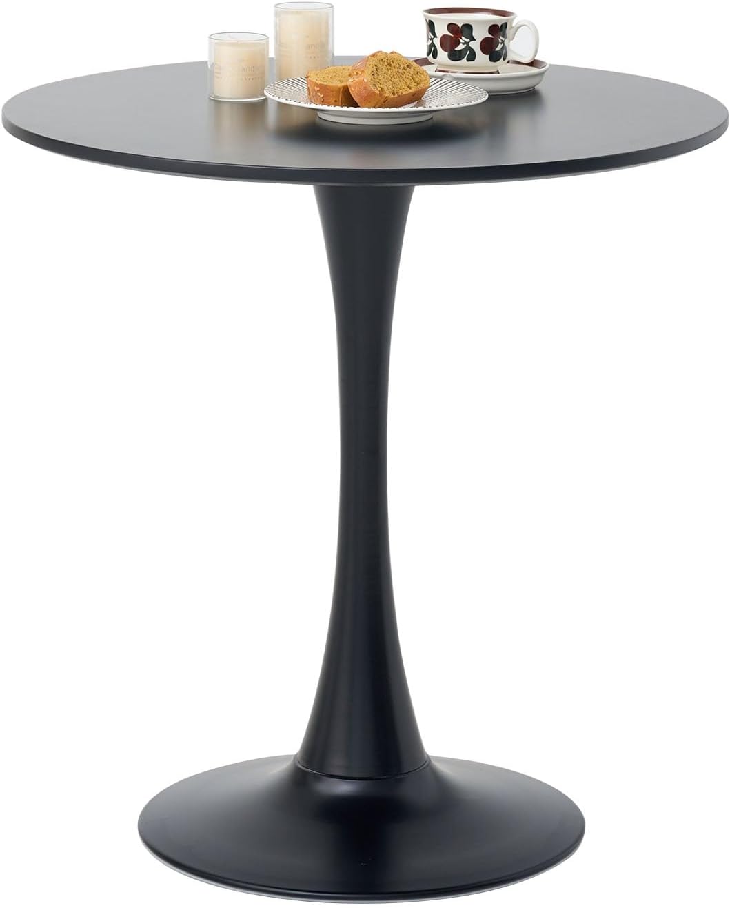 BenyLed 70 cm Round Dining Table - in use