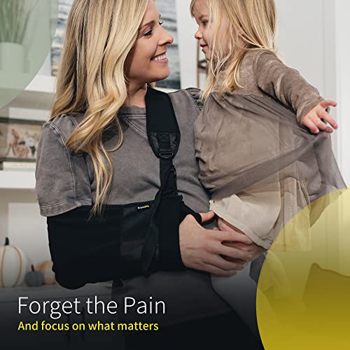 Braceup Arm Sling For Shoulder Injury For Women And Men - Rotator Cuff Torn, Wrist And Elbow Surgery With Adjustable Padded Arm Support Strap #TOP5