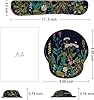 LATEEFAH Mouse Pad with Wrist Rest, 3-in-1 Gaming Mouse Pad, Keyboard Wrist Rest, Ergonomic Memory Foam Mousepad with Wrist Support for Computer Keyboard #5