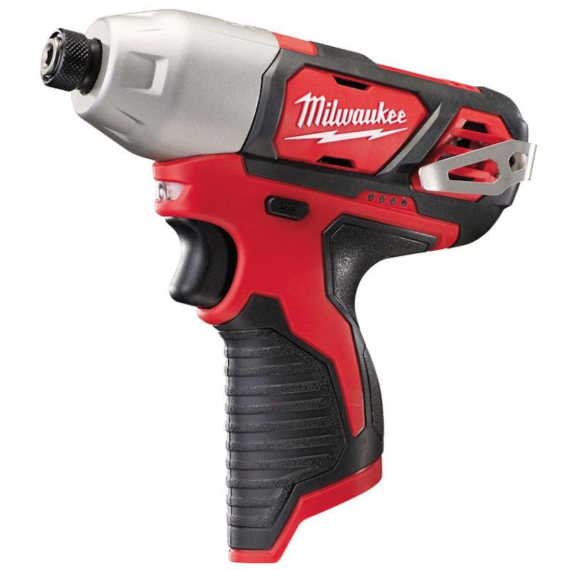 Milwaukee - Atornillador De Impacto Subcompacto M12 - M12 Bid, Negro y Rojo