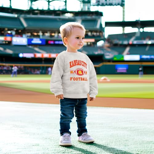 CM C&M WODRO Baby Boy Girl Football Sweatshirt Toddler American Football Pullover Crewneck Long Sleeve Shirt4