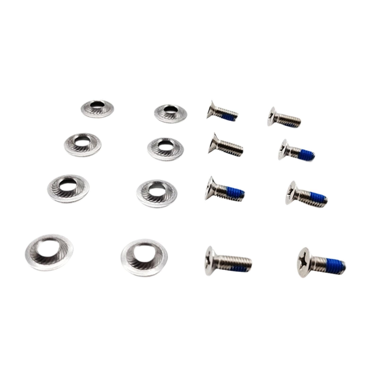 kowaku 8Pcs Snowboard Binding Screw Set Binding Hardware Countersunk Washers Snowboard Tuning Equipment Fasteners Fixed Accessories