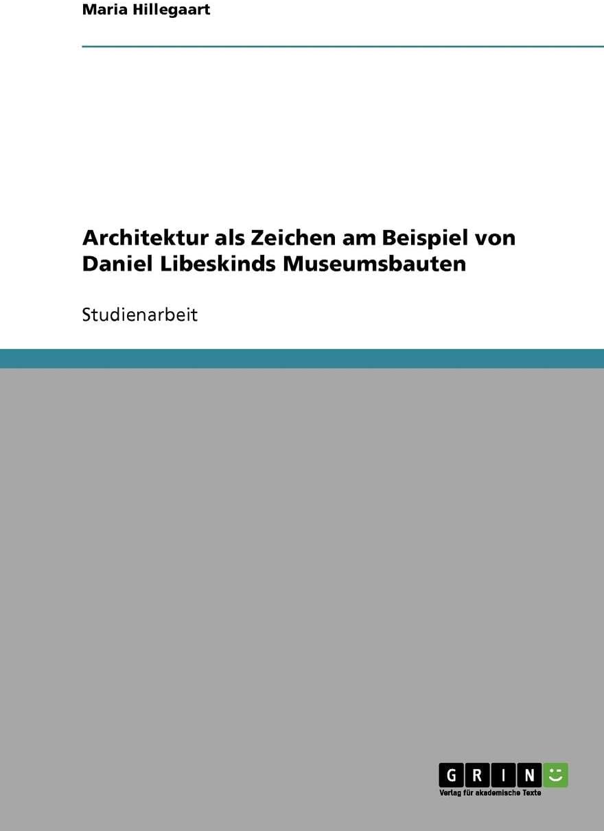 Architektur als Zeichen am Beispiel von Daniel Libeskinds Museumsbauten