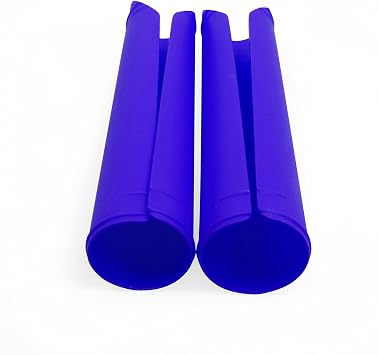 Worldmotop 2PCS Dirt Bike Front Fork Boots Shock Covers Protector Motorcycle Shock Absorber Guard Replacement for Yamaha Honda BMW Suzuki Kawasaki Blue