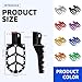 CHANGCHENG Dirt Bike Foot Pegs Motorcycle Footpegs Foot Pedals Rests CNC for Sur Ron Light Bee S/X Segway X260 X160 Talaria Sting MX3 MX4 Talaria XXX Taparia Black