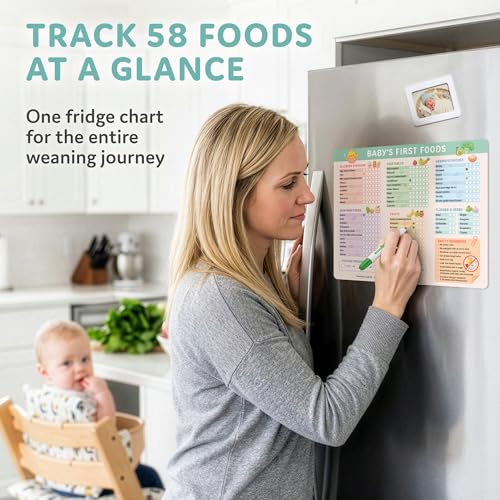 Magnetizador Baby First Foods Tracker 11 x 9.25 pulgadas miniatura 3
