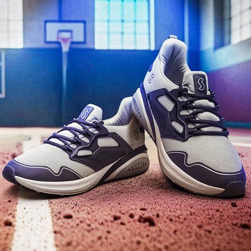 Image of SOLETHREADS Racer Athleisure Sneakers Shoes for Men | Lightweight |Trendy| High Ankle Shoes | Memory Foam Sole | Cushioned Insole | Slip-Resistance | Premium Sneakers Shoes for Men