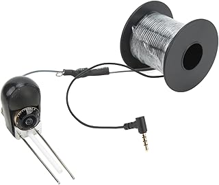 Unterwasser-Angel Kamera, Tragbare HD-Video-Finder-Kamera mit Angel Kabel und 940 Stück LED-weißen Lichtern, CVBS-wasserdichte Kamera für Meer, See, Boot, Kajak, Eisfischen (30m/98,4ft)