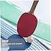 Happyyami Table Tennis Net Durable Outdoor Pong Net with Bright Color Design for Easy to Clean and Maintain for Family Fun and Active Play