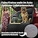 Miauff Kofferraumschutz Hund – Premium-Qualität & modernes Design - Wasserdicht & Kratzfest – Auto Hundedecke mit Tasche – Kofferraum Schutzmatte mit Ladekantenschutz Schondecke (gesteppt)