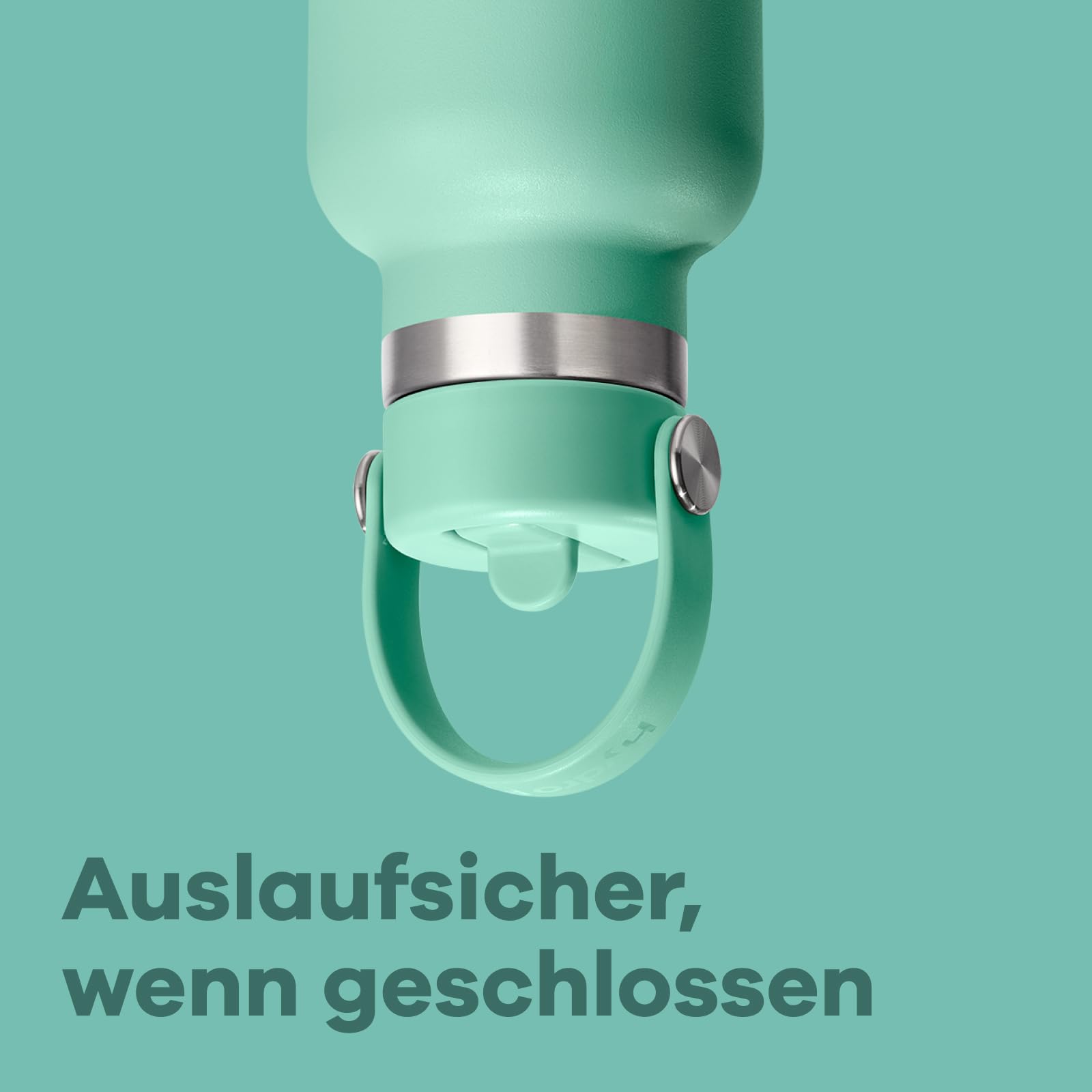 Hydro Flask – Standard Flex Straw Cap 621 ml (21 oz) Bottle | Edelstahl, auslaufsicher, passend für Getränkehalter – Kalt 24 Std. isoliert – White