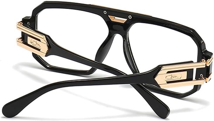 Junsika Retro Oversized Sunglasses for Men Women Fashion Vintage Square Aviator Designer Shades Sunglasses - Image 4