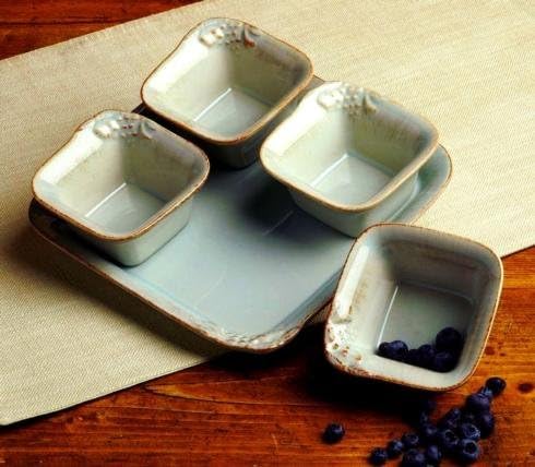 Casafina Madiera Blue Medium Oval Gratin Dish
