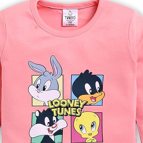 Image of TINYO Boy's Cartoon Regular Fit T-Shirt for Baby Kids
