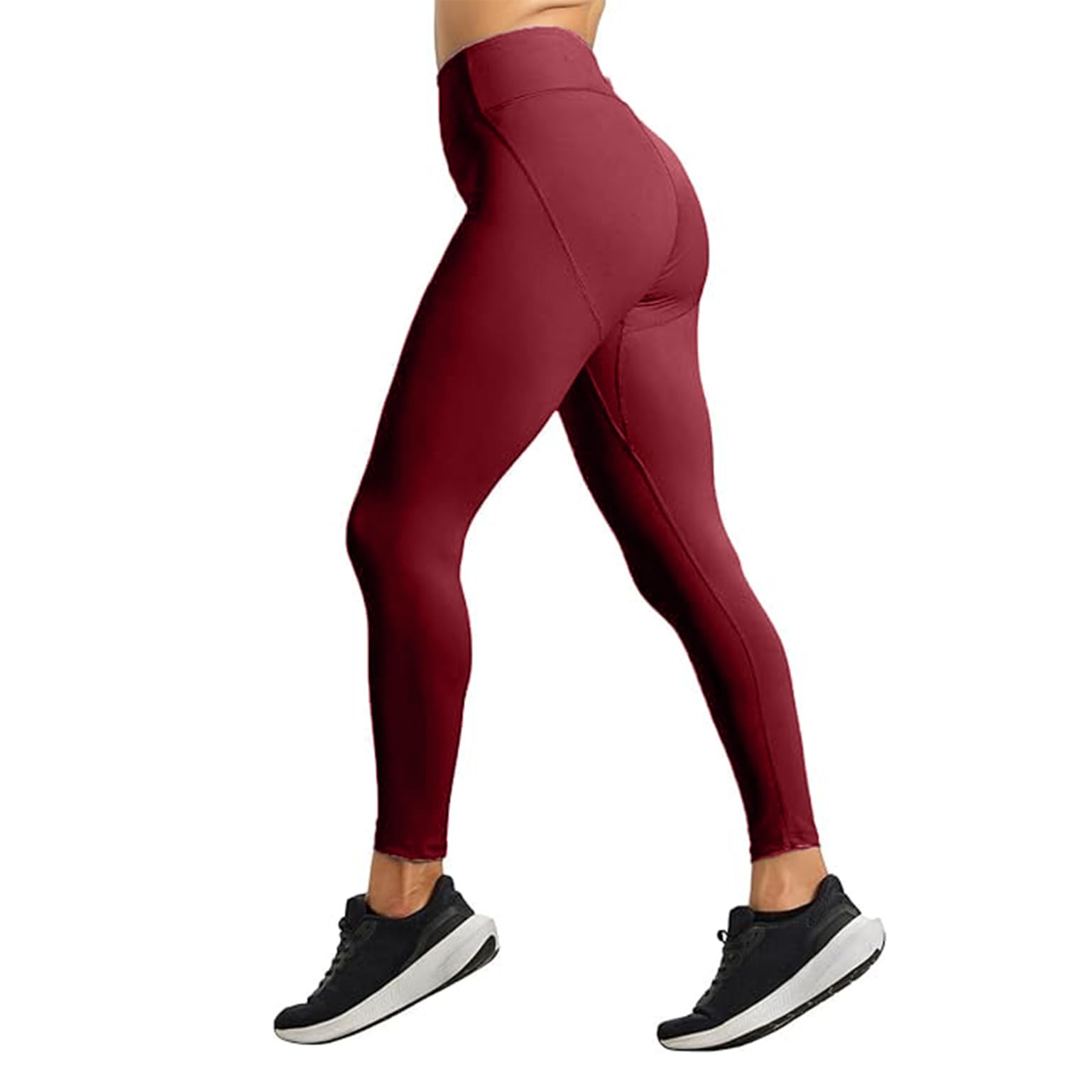 boldfit Nylon High Rise Ankle-Length Gym Leggings for Women – Breathable, Stretchy Yoga Pants, Sweat-Wicking, Non-See-Through Activewear, Workout Tights Jeggings-picture-13