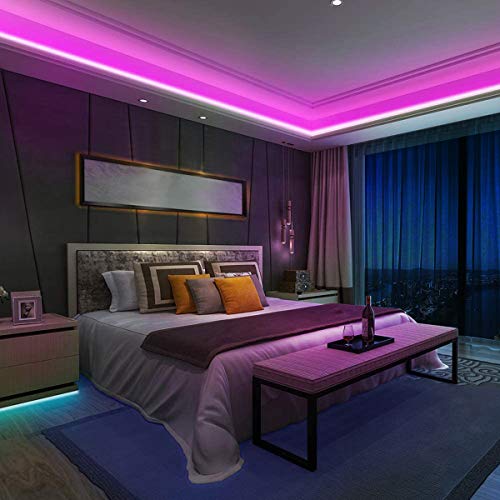 Featured image of post Led Light Strips For Bedroom 50 Ft : Cold light is closer to daylight, it makes people happier and energised.