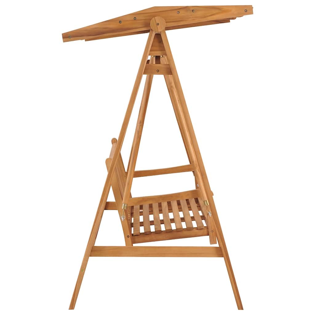 Balancelle 174 cm Bois de Teck Massif Jardin