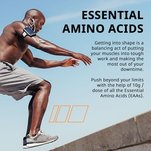 Image of Granite Essential Amino Acids Powder for Muscle Recovery and Growth with 10g EAAs and 7g BCAAs - Soy-Free, Gluten-Free, 448g (30 Servings), Orange Creamsicle Flavor