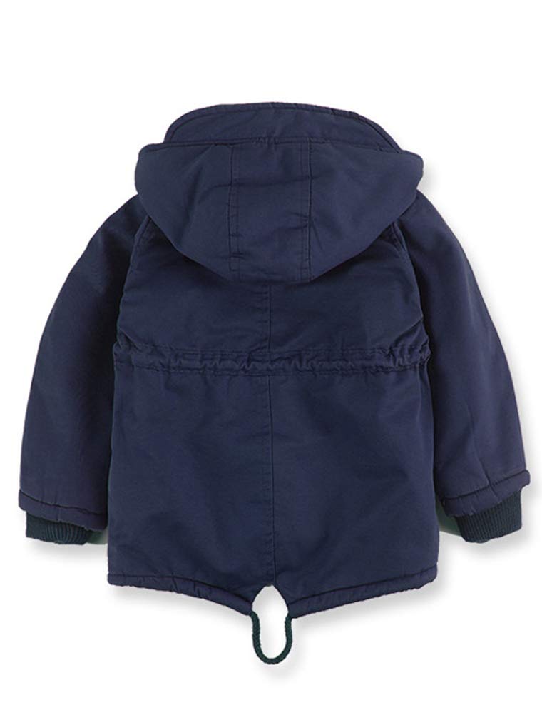 Doudoune pour Bébé Garçon Veste d'hiver avec Capuche Doudoune Ski Manches Longues Enfant Manteau Chaud