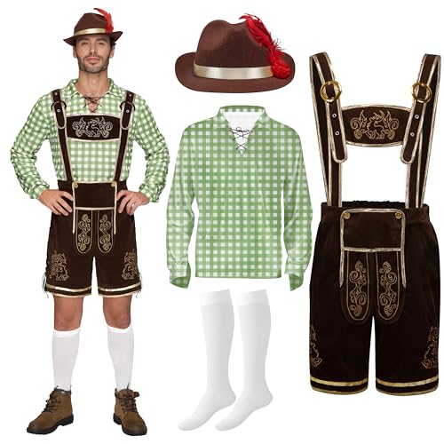 Costume Oktoberfest homme en tartan pour vos soirées bière et Halloween